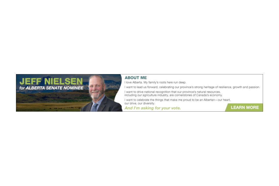 Elect Jeff Nielsen to Alberta Senate